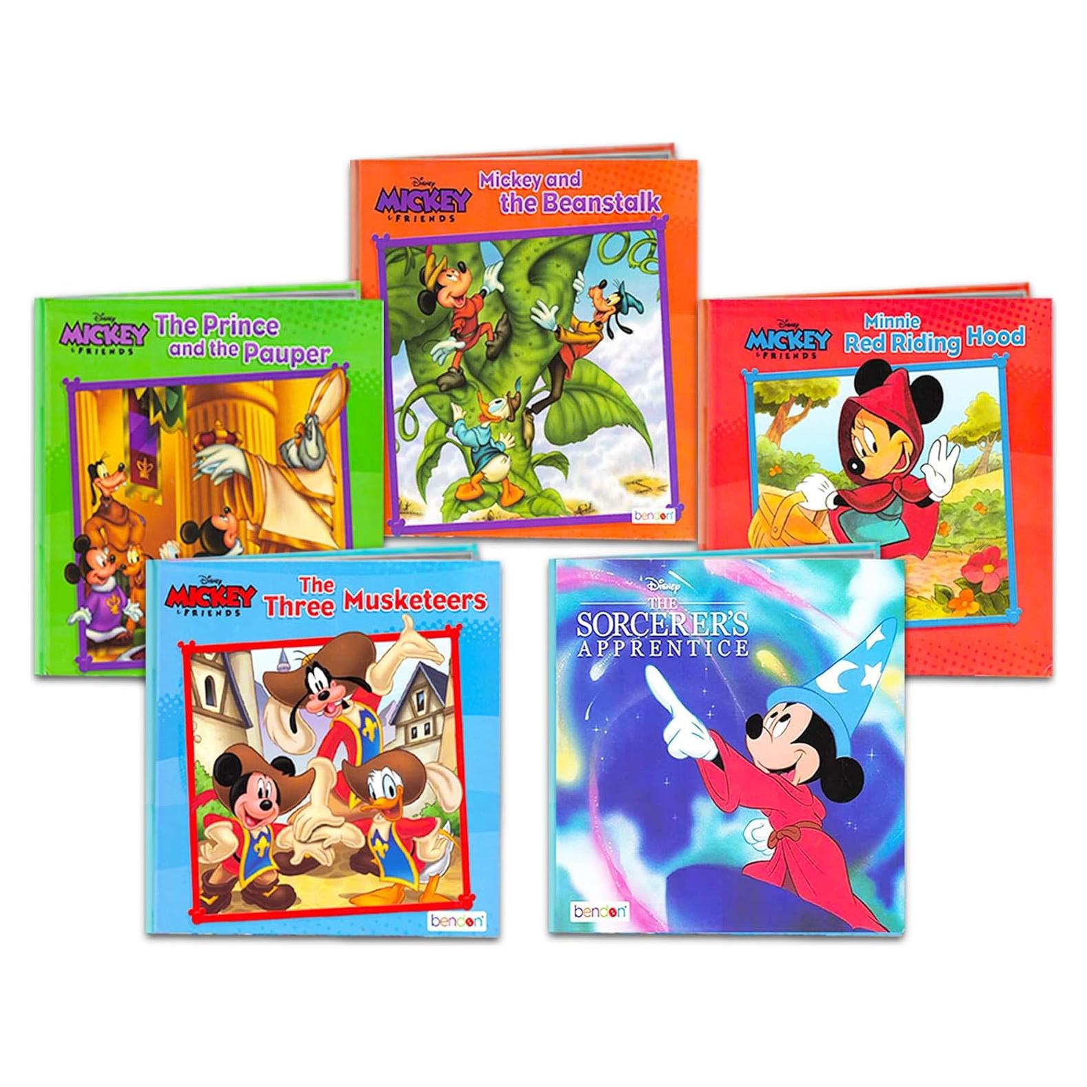 Conjunto de Libros de Cuentos Mickey Mouse - 5 Piezas
