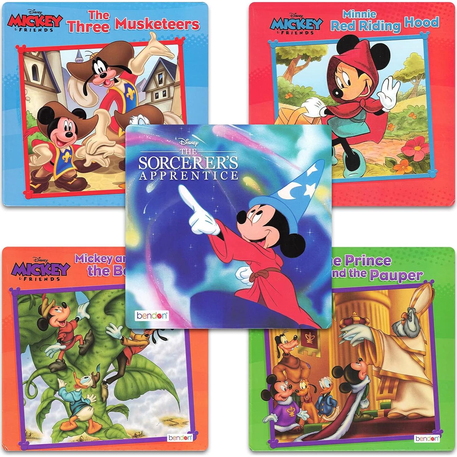 Conjunto de Libros de Cuentos Mickey Mouse - 5 Piezas