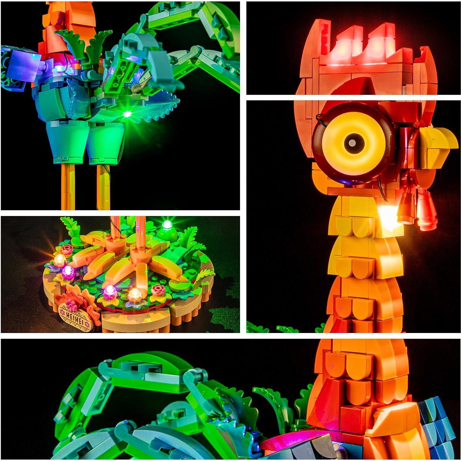 Kit de Luz LED YEABRICKS para Bloques Disney Heihei 43272