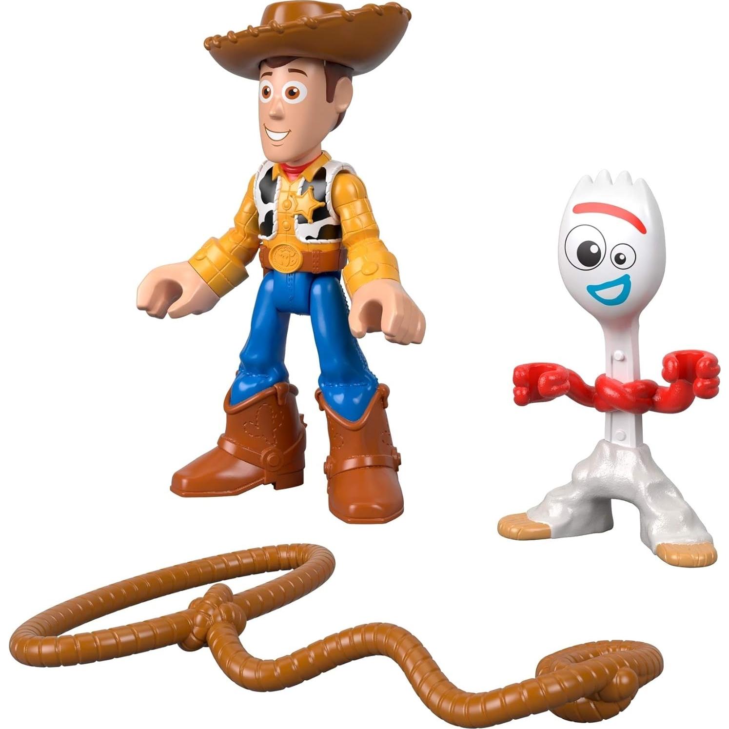 Figuras Imaginext Fisher-Price Woody y Forky 2-Pack