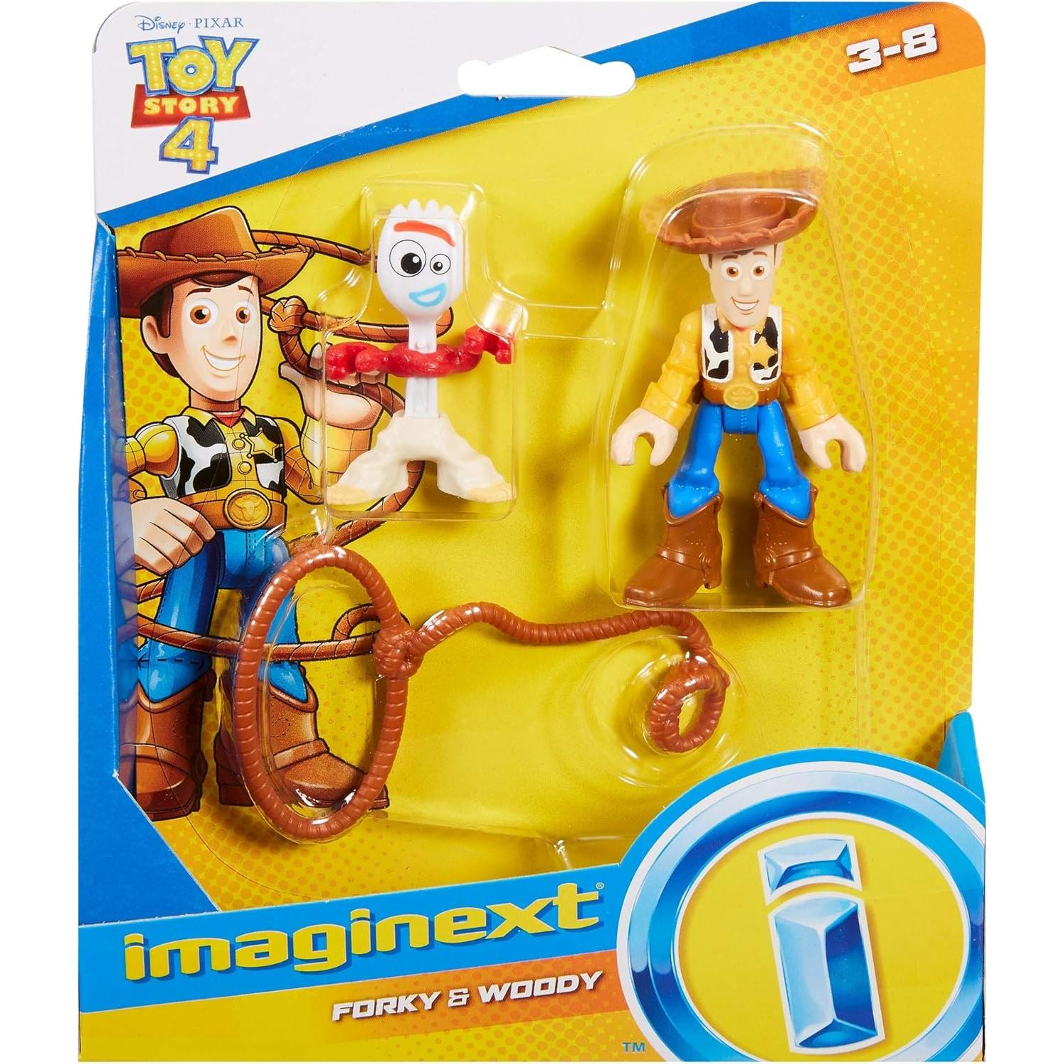 Figuras Imaginext Fisher-Price Woody y Forky 2-Pack