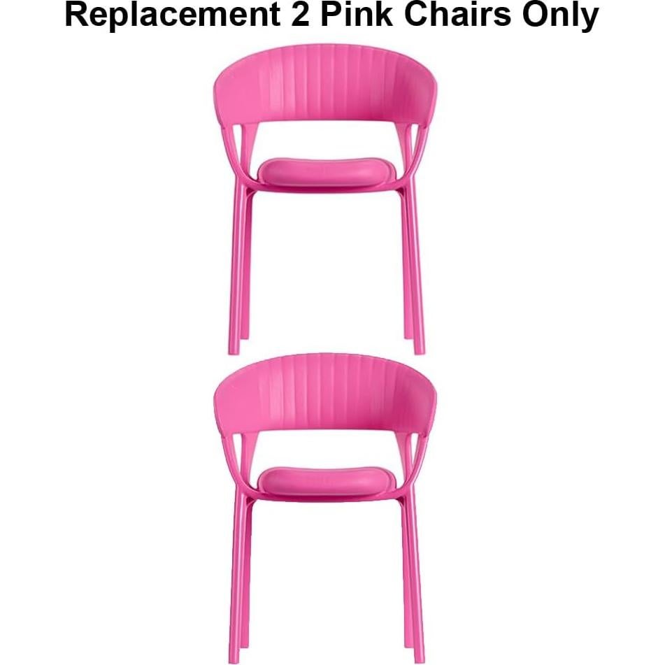 Sillas Rosas de Repuesto para Barbie Dreamhouse HMX10