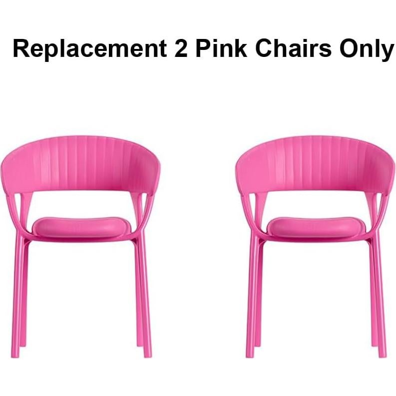 Sillas Rosas de Repuesto para Barbie Dreamhouse HMX10