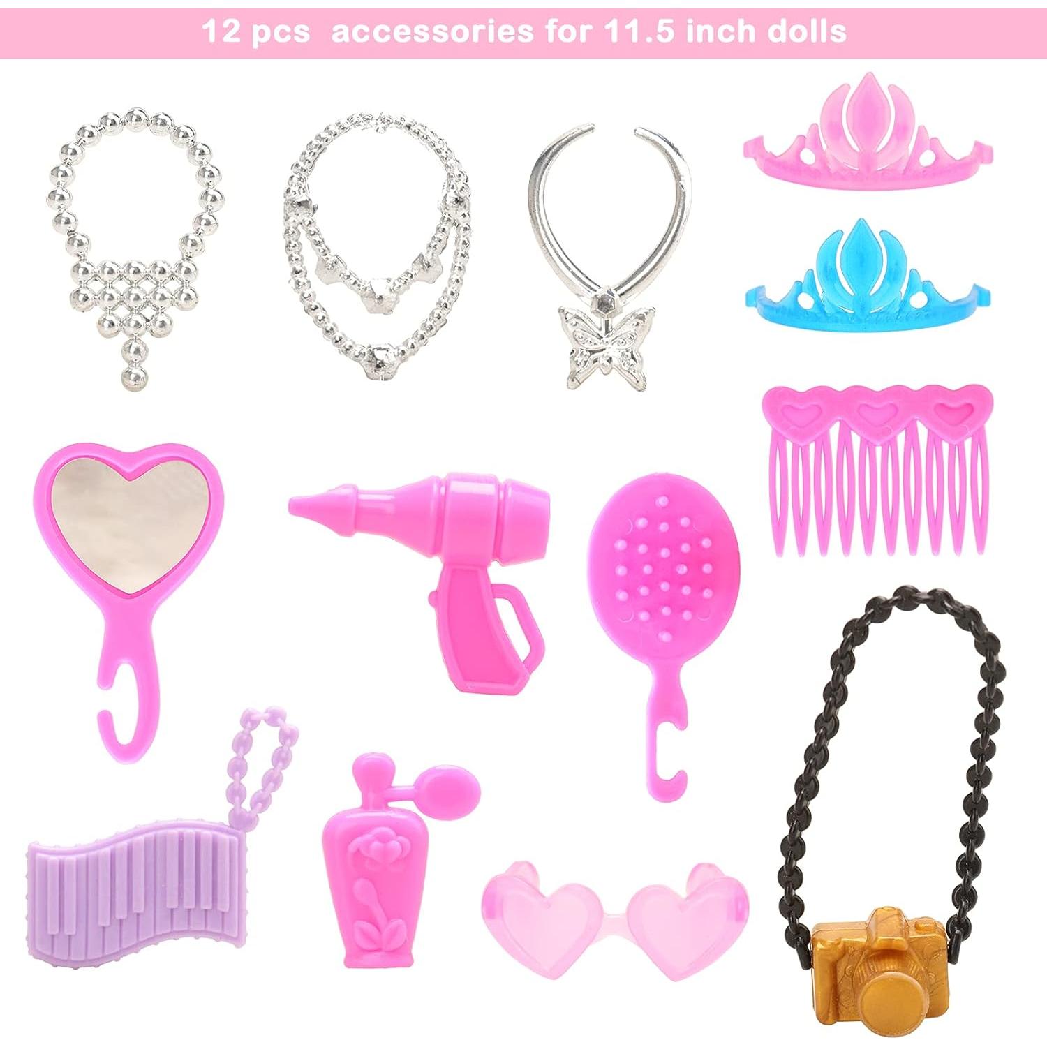 BARWA 43 PCS Accesorios para Muñecas 29.2 cm Viaje