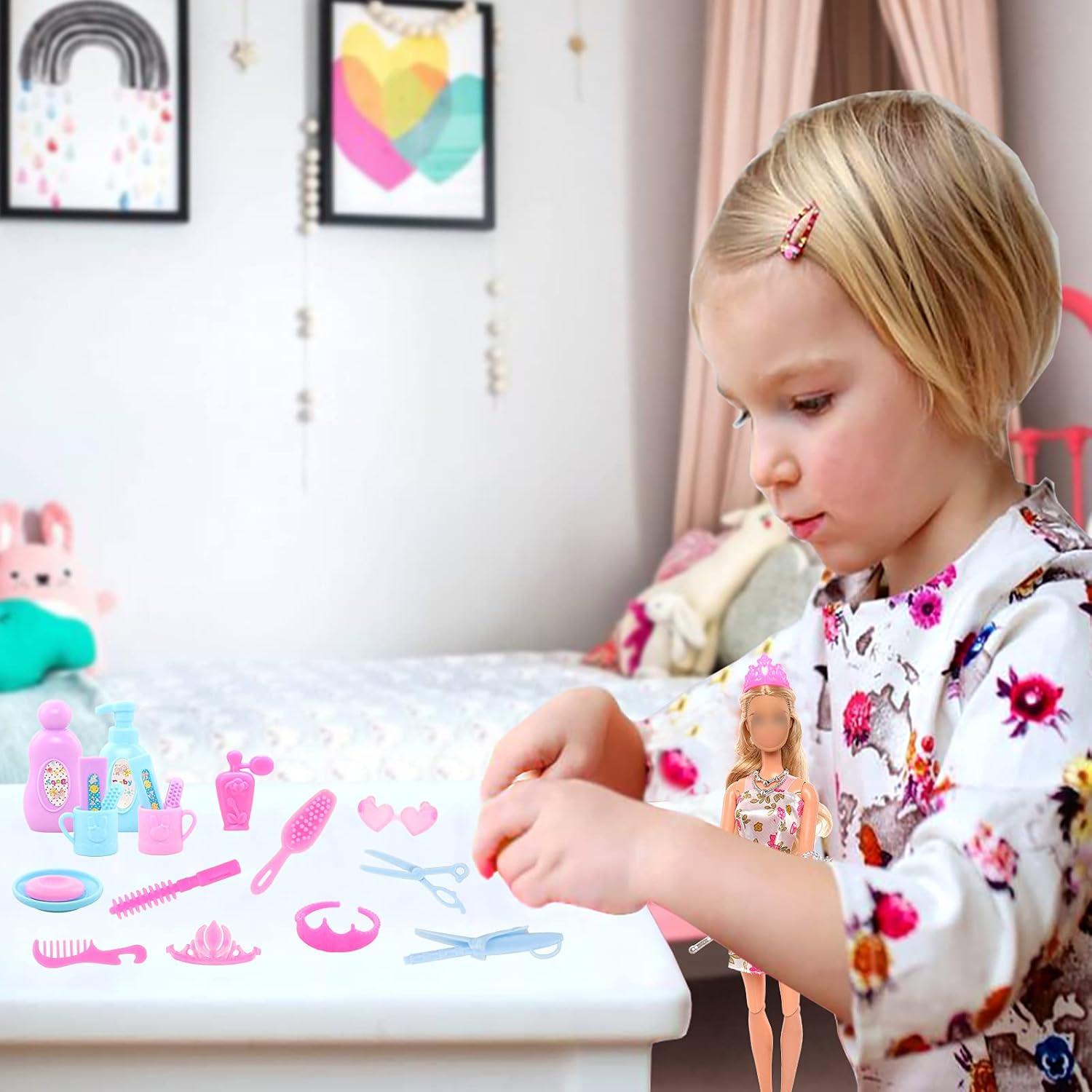 BARWA 43 PCS Accesorios para Muñecas 29.2 cm Viaje