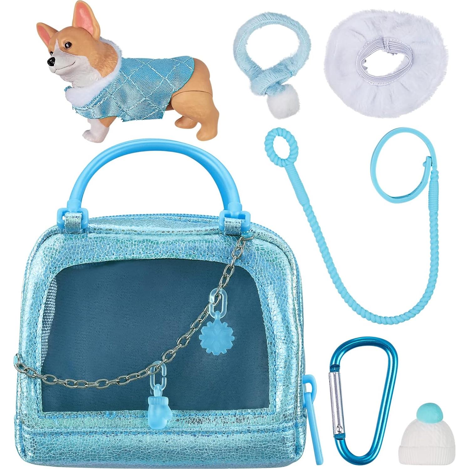 Transportador Perrito Real Littles con 1 Perrito y Accesorios