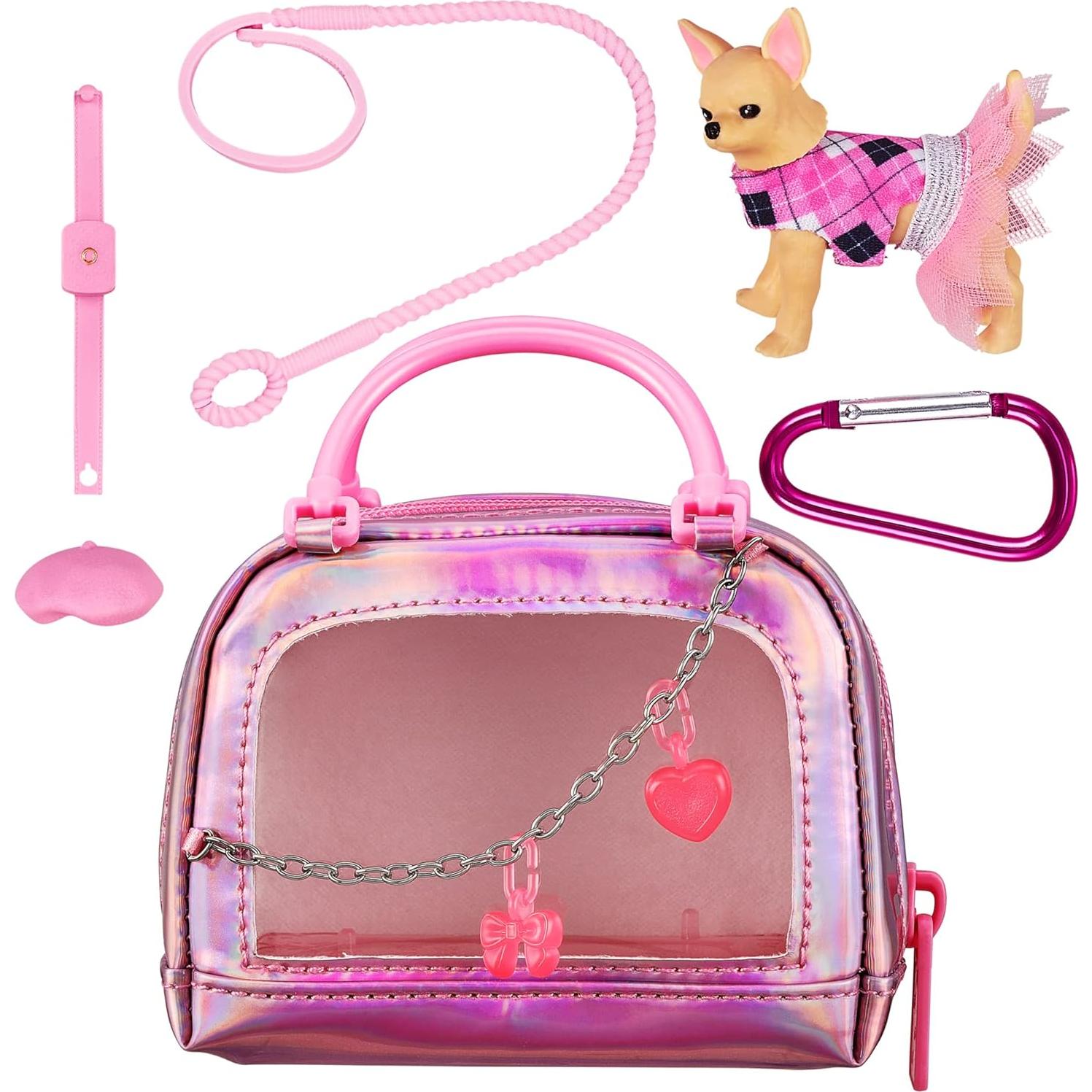 Transportador Perrito Real Littles con 1 Perrito y Accesorios