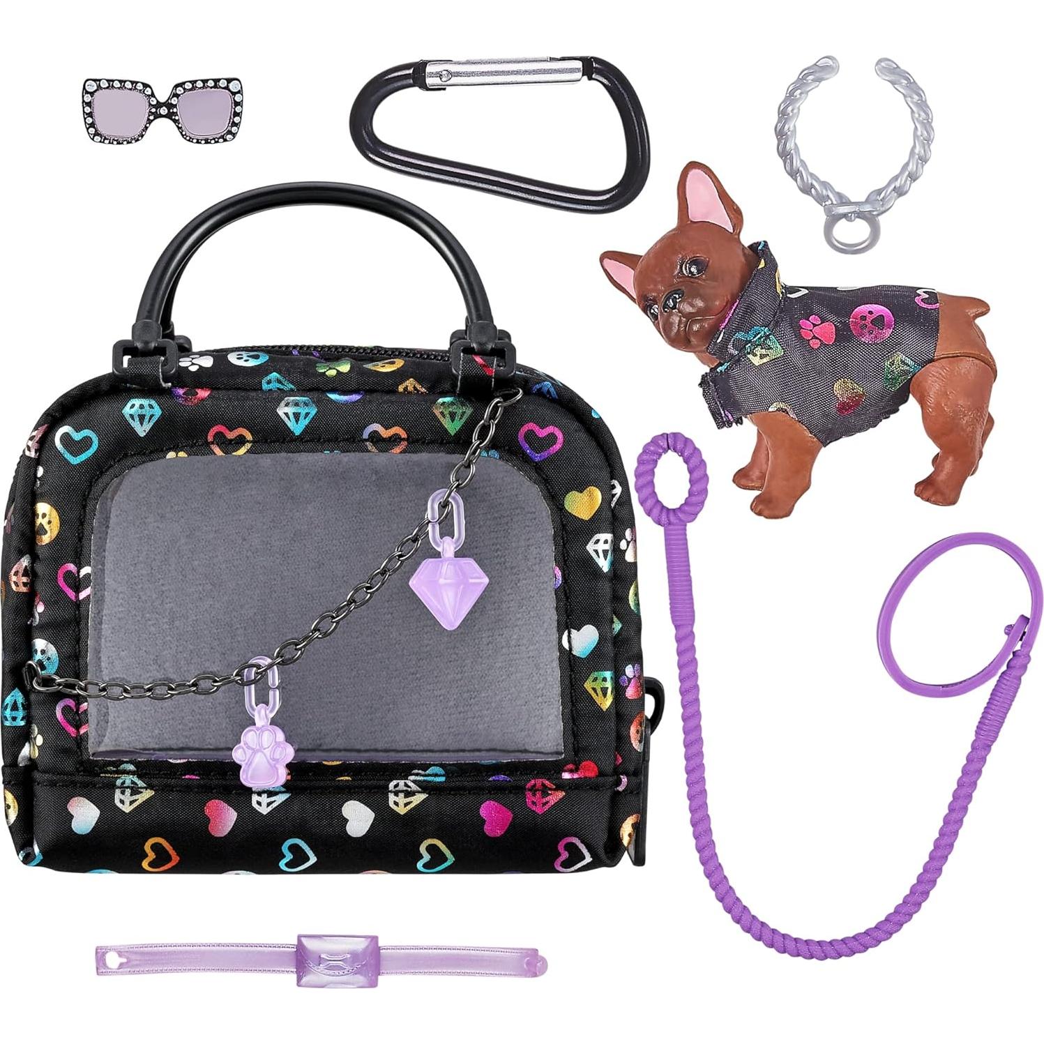 Transportador Perrito Real Littles con 1 Perrito y Accesorios