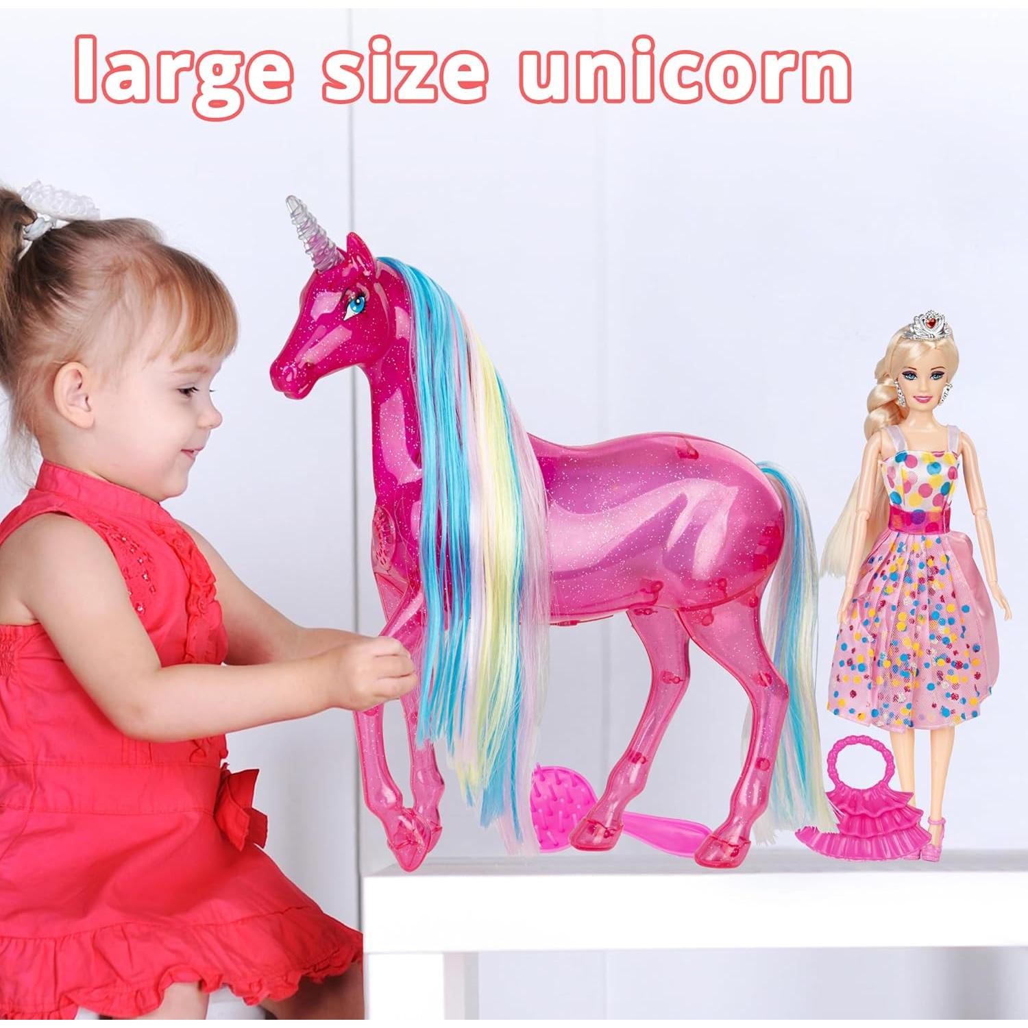 Conjunto de Muñecas Unicornio y Princesa BETTINA Grande