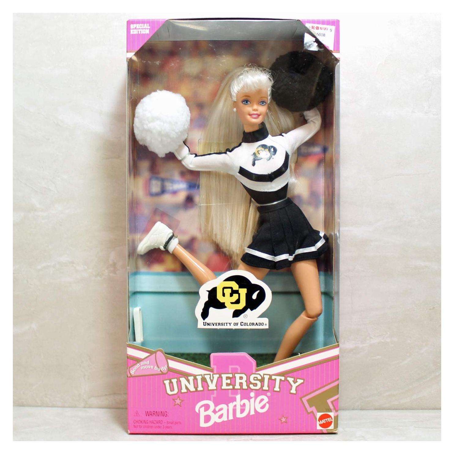 Muñeca Barbie Animadora Universidad de Colorado 1996 Edición Especial
