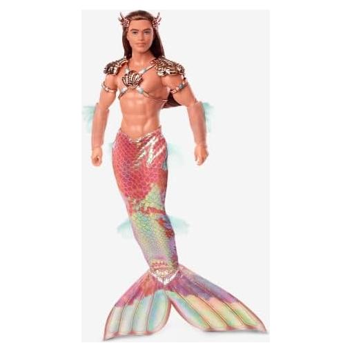 Muñeco Rey Océano Ken Mattel Edición Platino 1000 Hechos