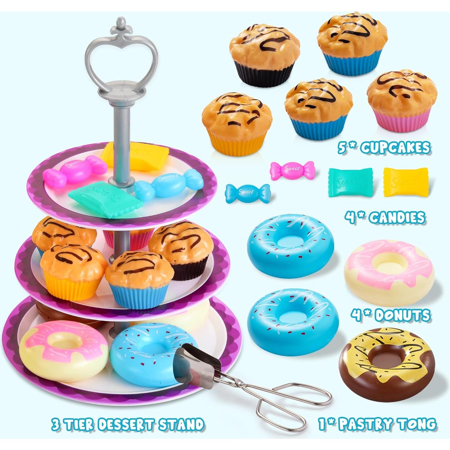 Juego de Té de Sirena JOYIN 35 Piezas para Niñas