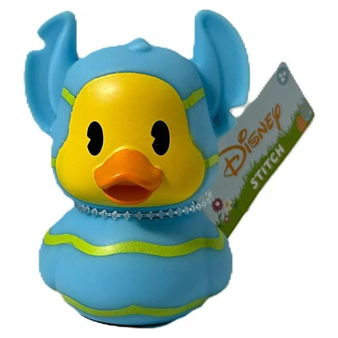Pato de Goma Azul Stitch Just Play 7,62 cm para Baño
