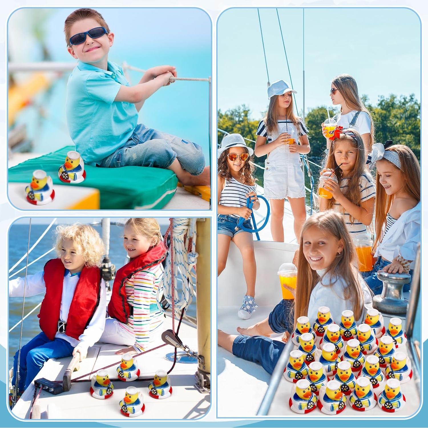 Patos de Goma Jerify 48 Piezas Barco Crucero Juguetes