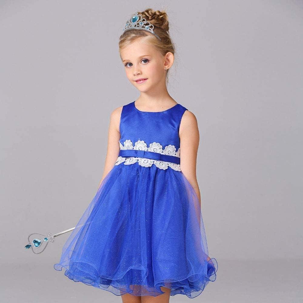 Set de Disfraz Princesa Vicloon con Corona y Varita Azul