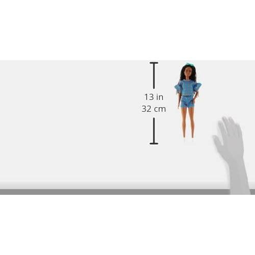 Muñeca Barbie Fashionistas #172 con cabello trenzado y accesorios