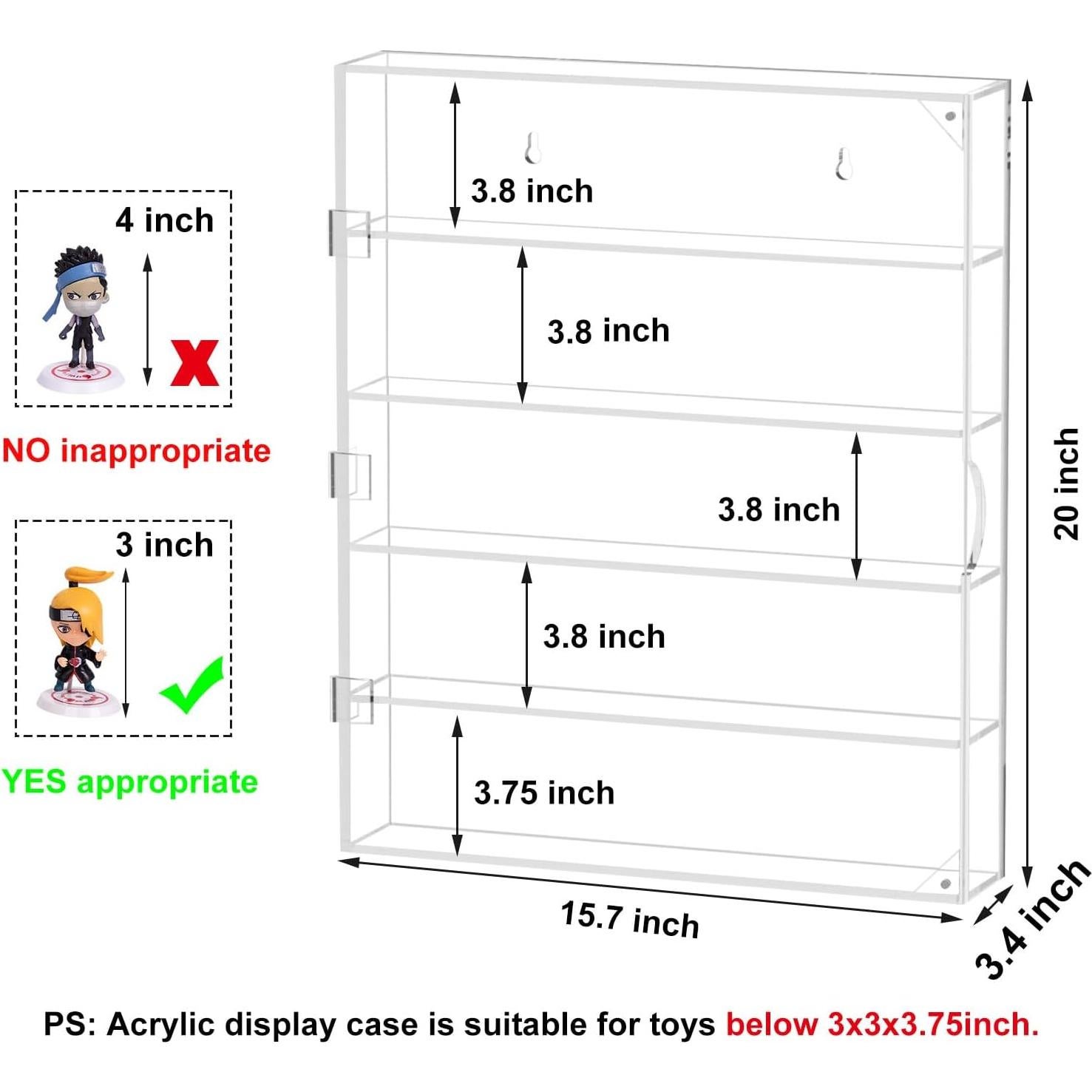 AITEE Caja de Exhibición Acrílica Grande para Funko Pop