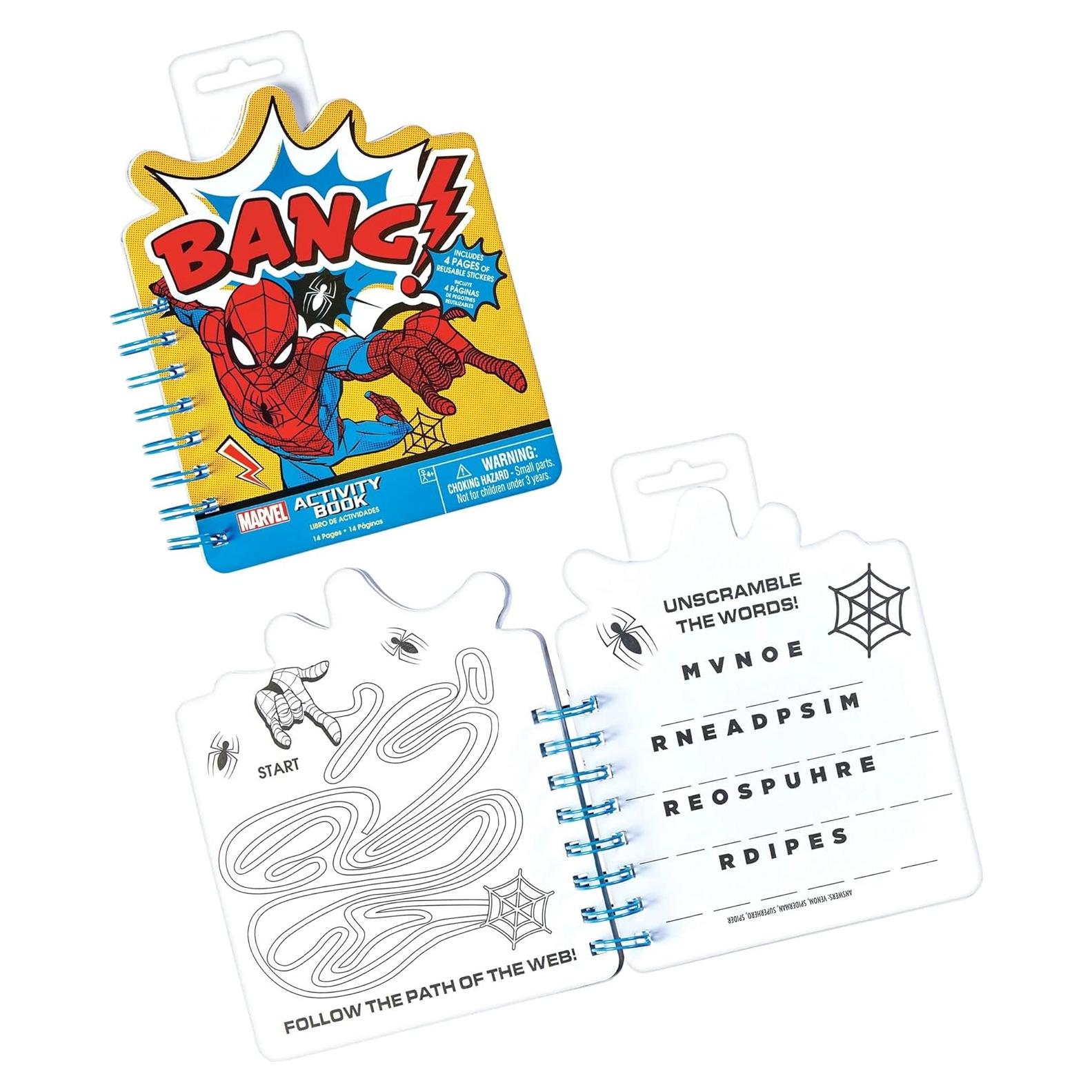 Libro de Actividades con Stickers Spider-Man 17.15x13.72 cm