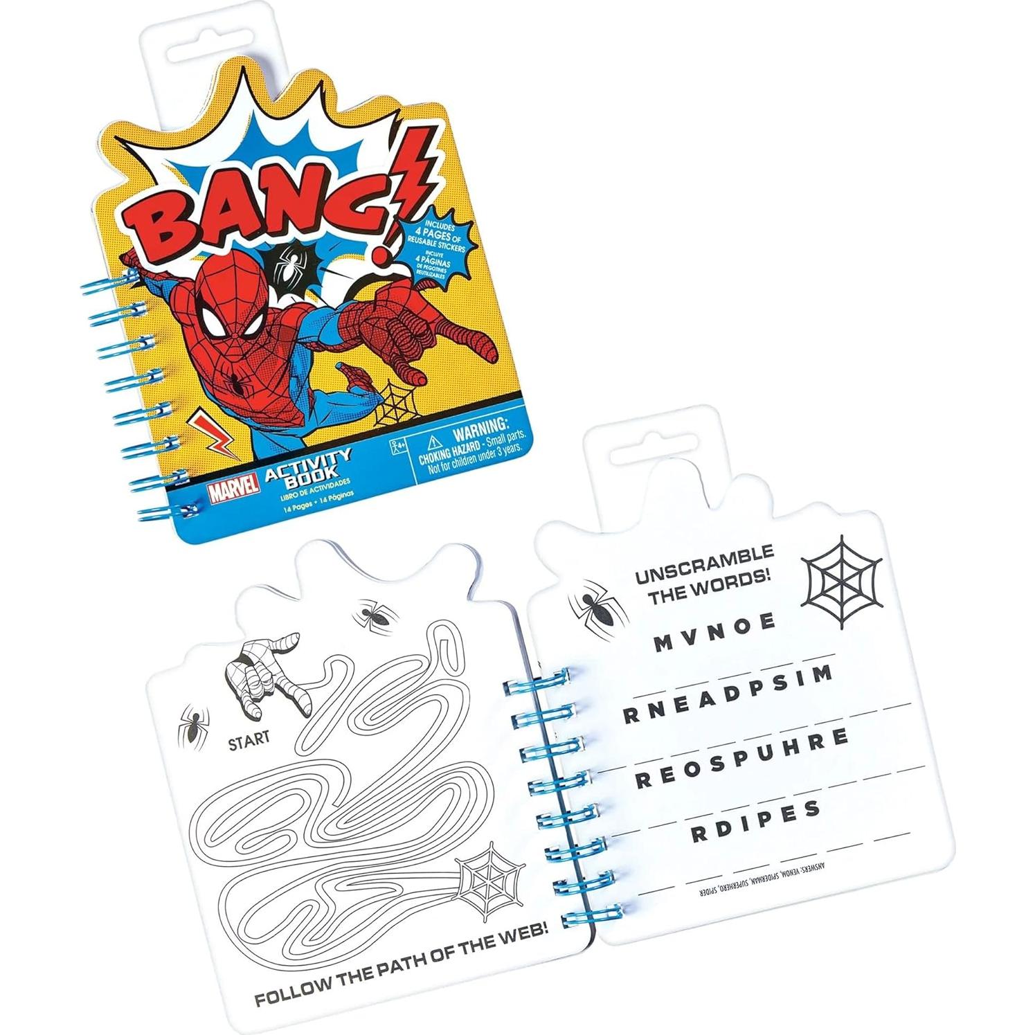 Libro de Actividades con Stickers Spider-Man 17.15x13.72 cm
