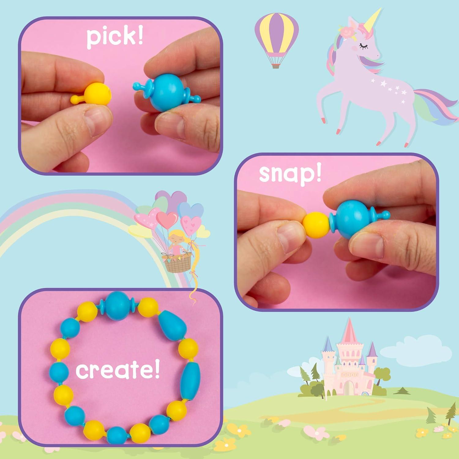 Kit de Joyería DIY Solo Mi Estilo Unicorno 600 Perlas