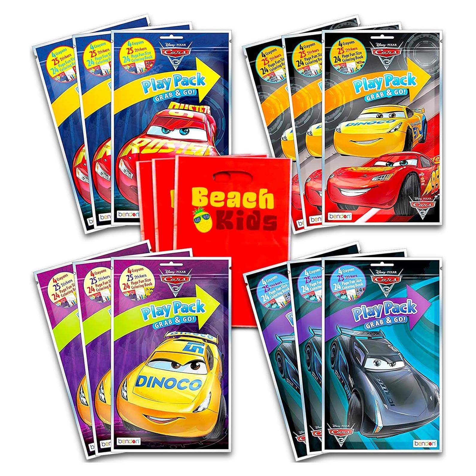 Paquete de 12 Juegos Agarra y Ve Disney Pixar Cars 3