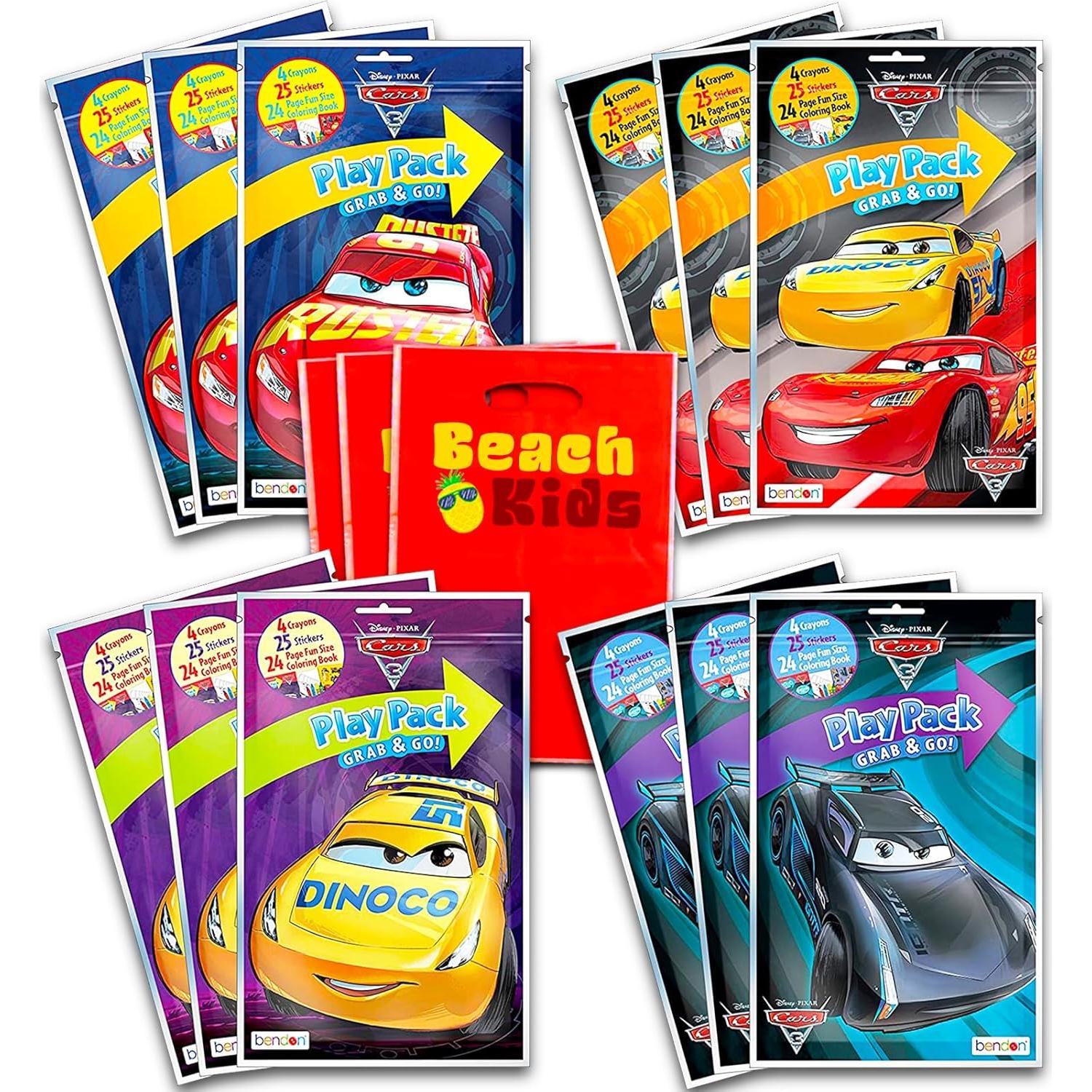 Paquete de 12 Juegos Agarra y Ve Disney Pixar Cars 3