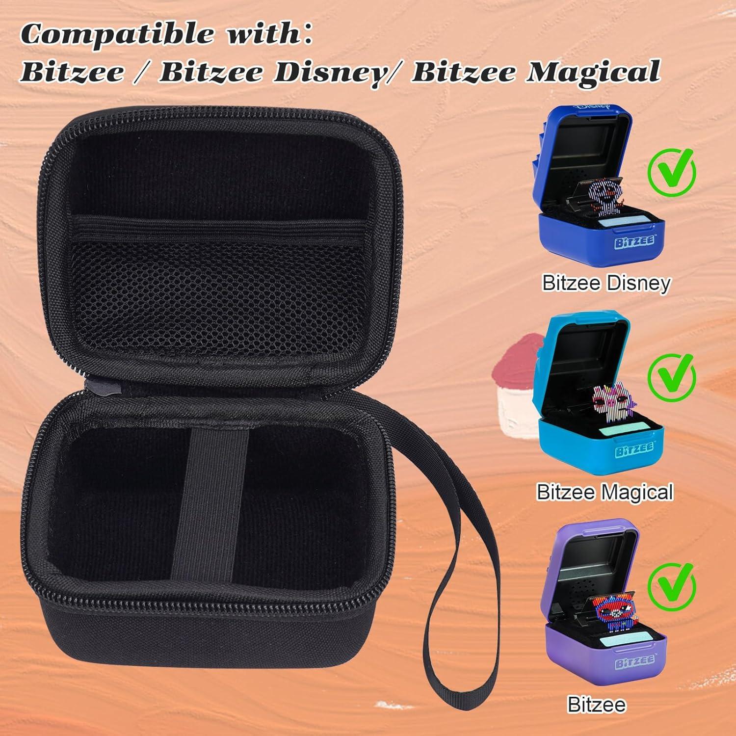 Funda de transporte MGZNMTY para Bitzee Juguete Virtual Negro