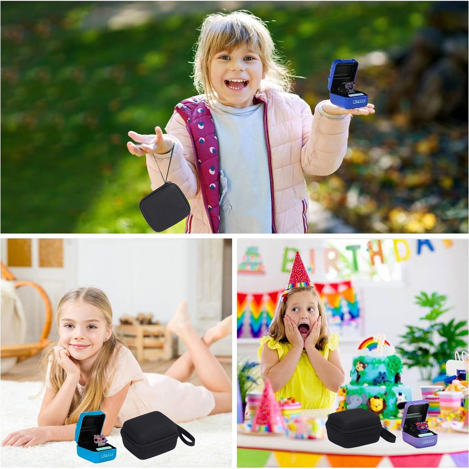 Funda de transporte MGZNMTY para Bitzee Juguete Virtual Negro