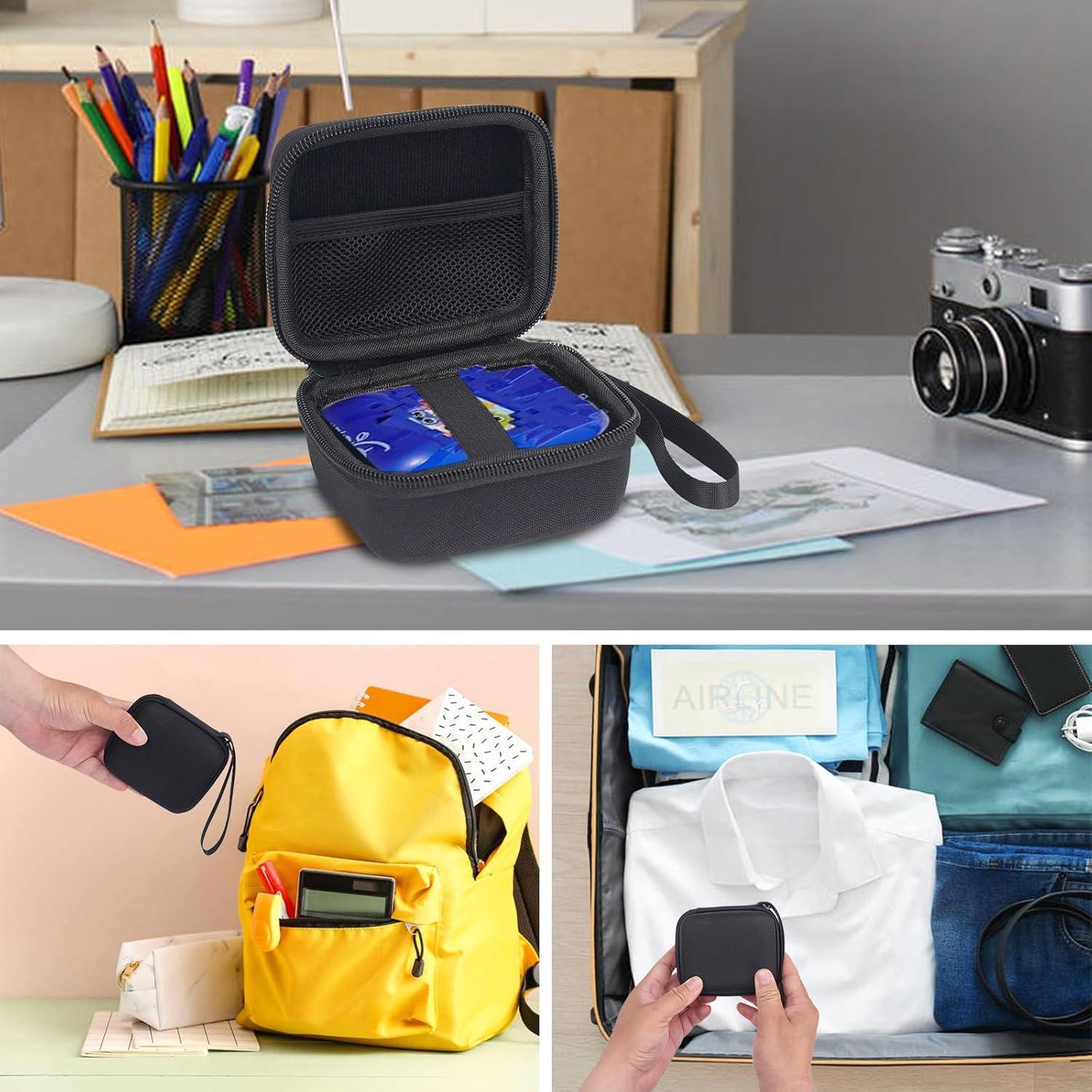 Funda de transporte MGZNMTY para Bitzee Juguete Virtual Negro