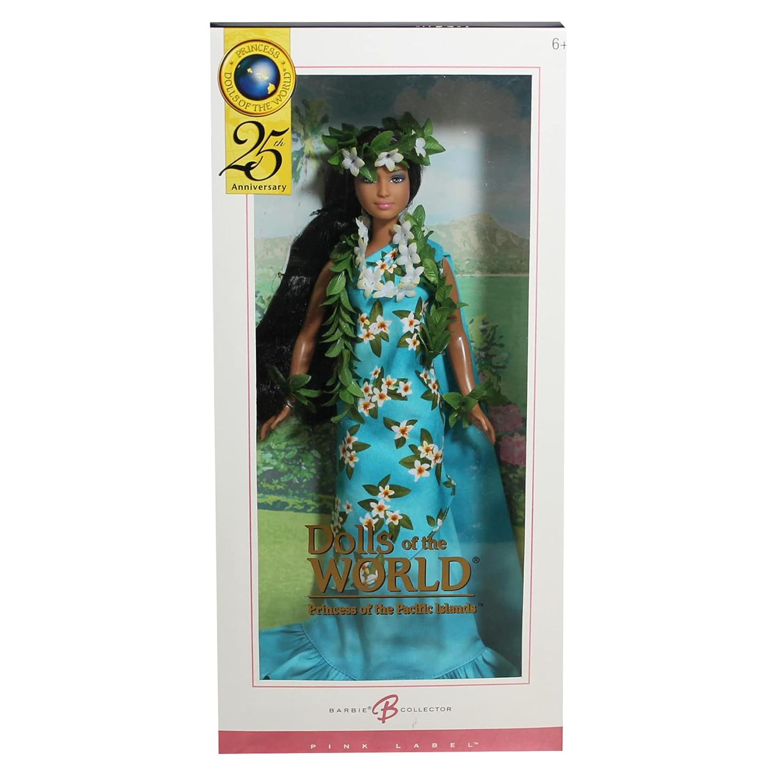 Muñeca Barbie Coleccionista Princesa de Hawái 34 cm