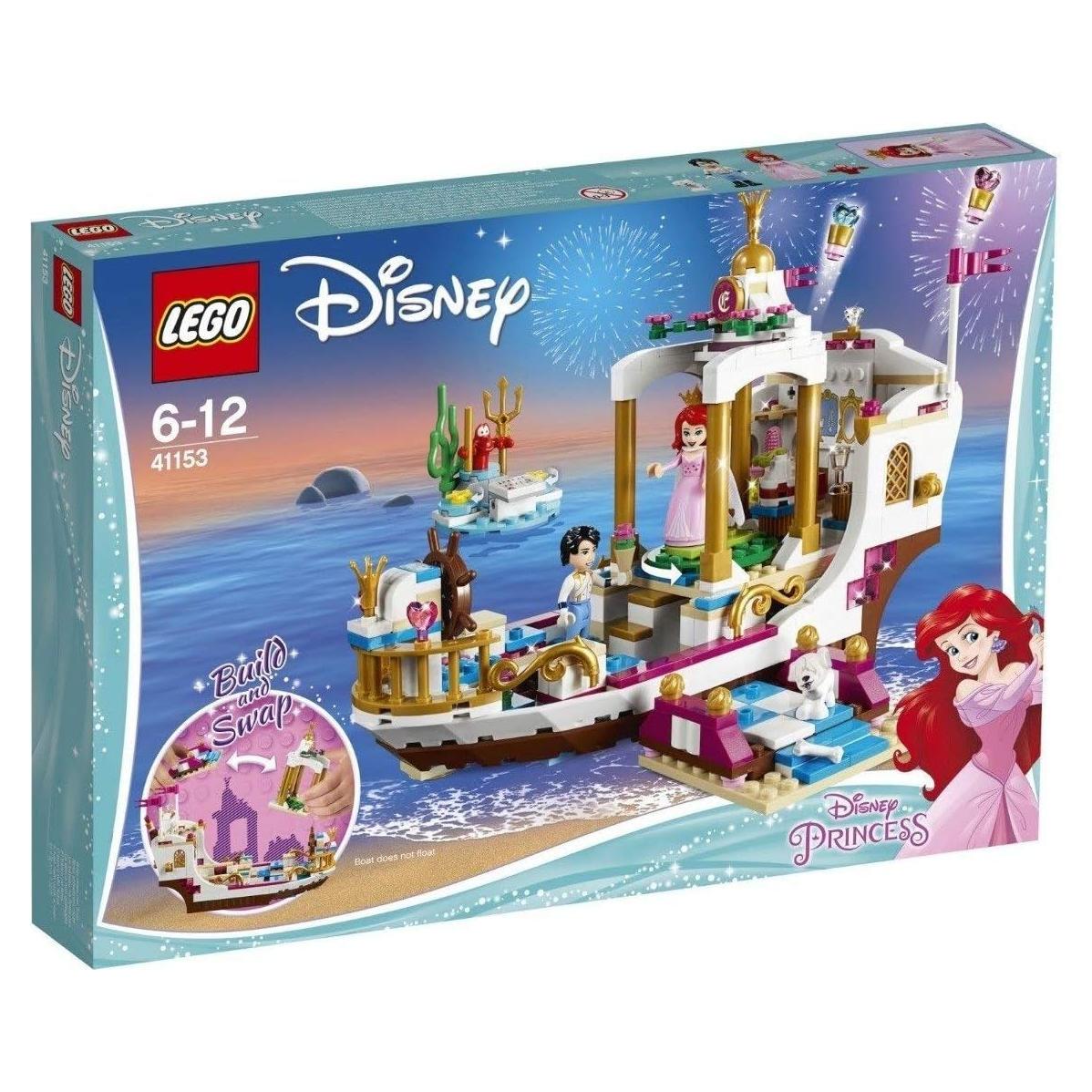 LEGO Disney Barco de Celebración Real de Ariel 41153 - 380 Piezas