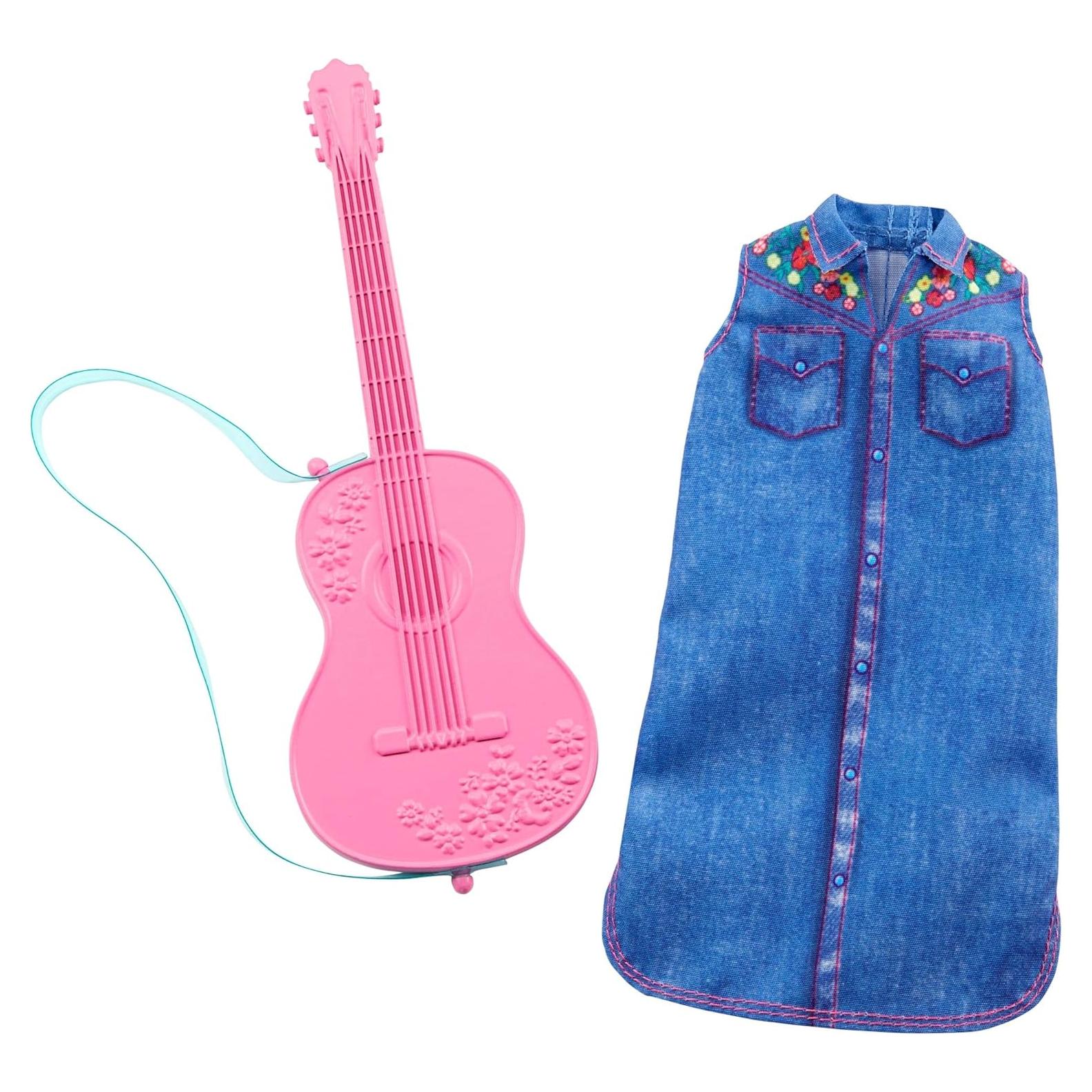 Atuendo de Música Barbie con Guitarra - Muñeca 3-7 años