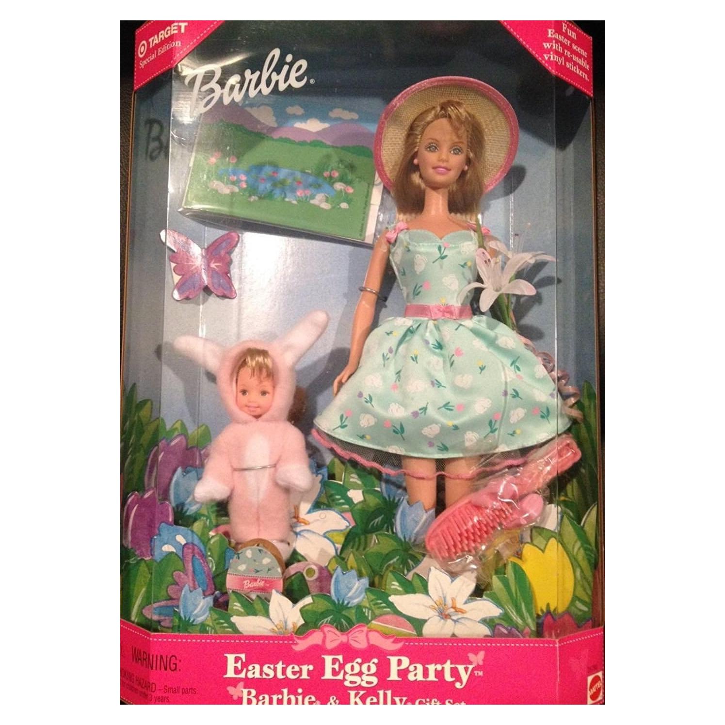 Conjunto de Regalo Fiesta Huevos Pascua Barbie Kelly 1999