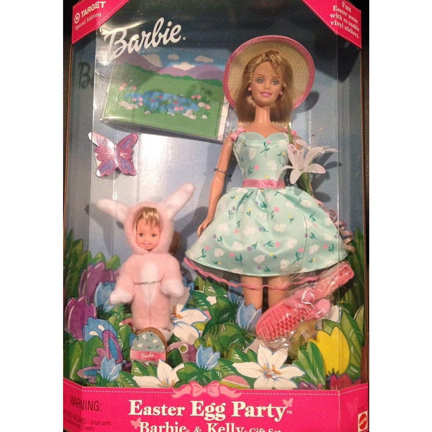 Conjunto de Regalo Fiesta Huevos Pascua Barbie Kelly 1999