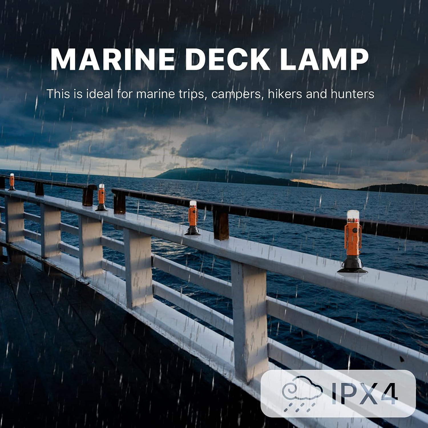 Linterna Goodsmann para Kayak Nocturno con Ventosa LED