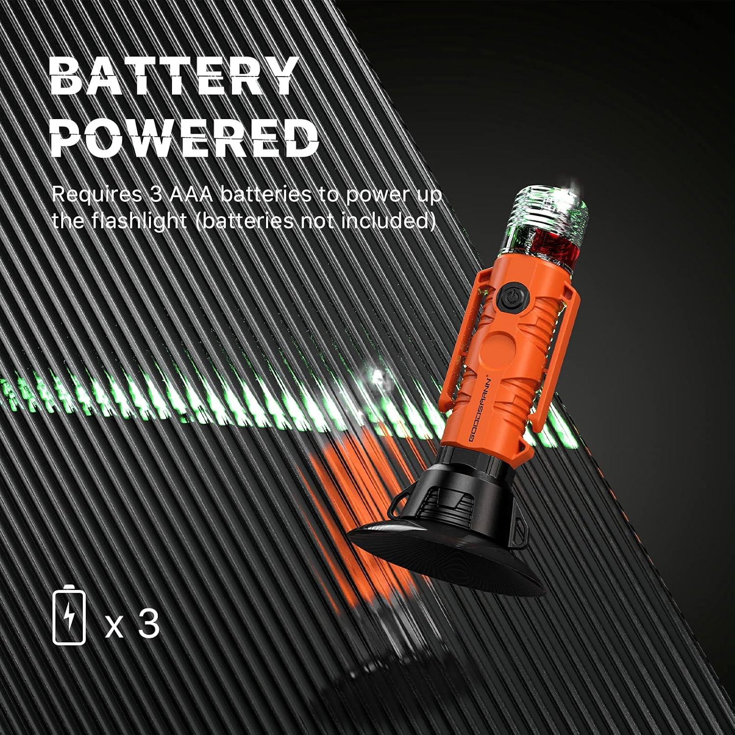 Linterna Goodsmann para Kayak Nocturno con Ventosa LED