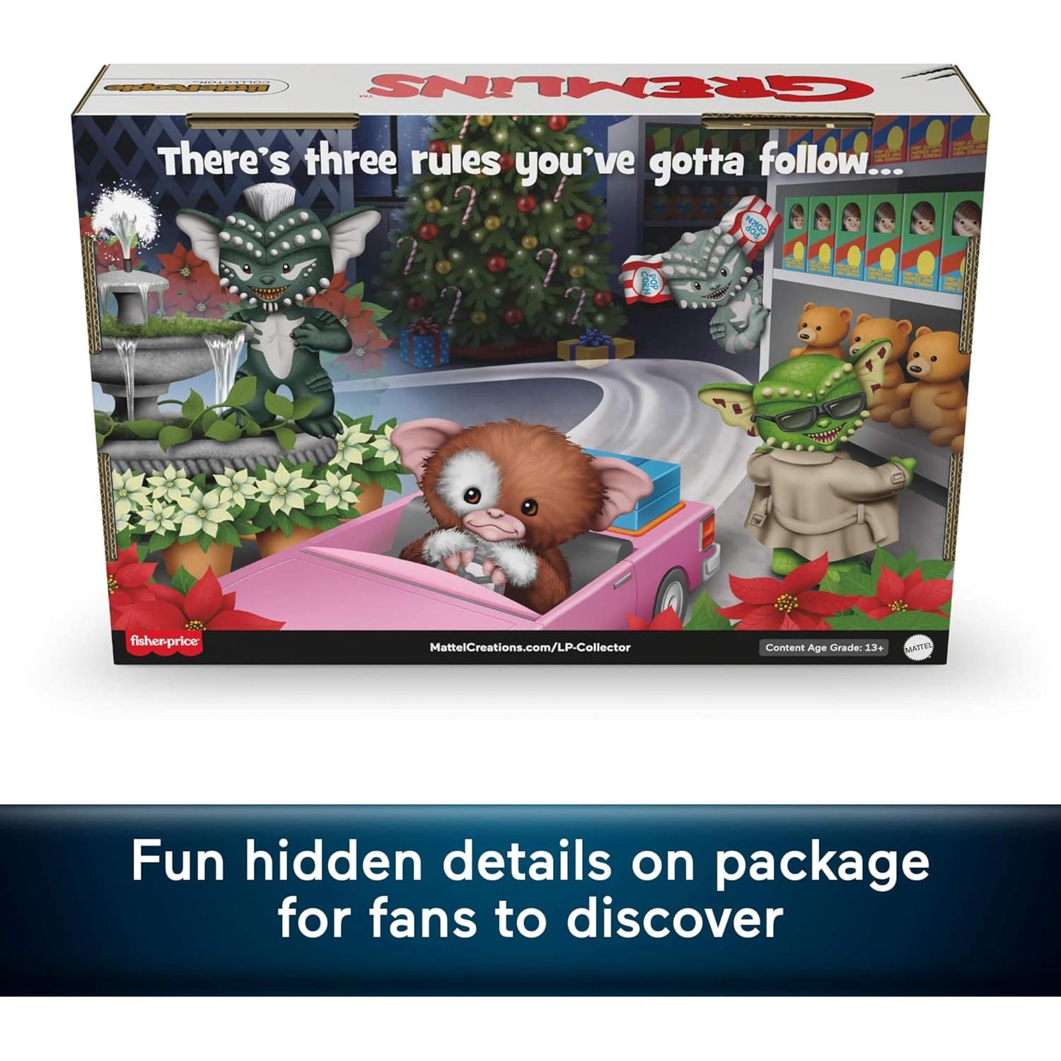 Conjunto Edición Especial Gremlins Little People 4 Figuras