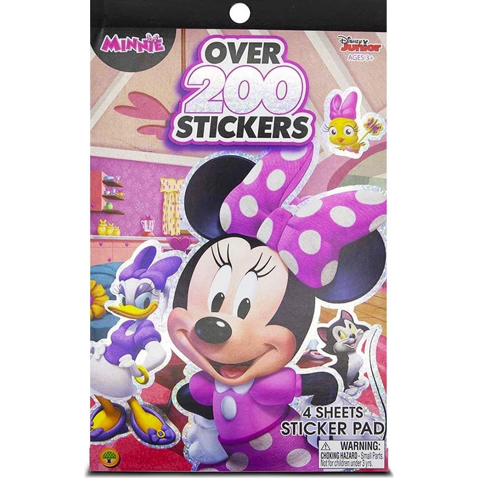 Papel de Pegatinas Disney Minnie Mouse 200+ Autoadhesivas