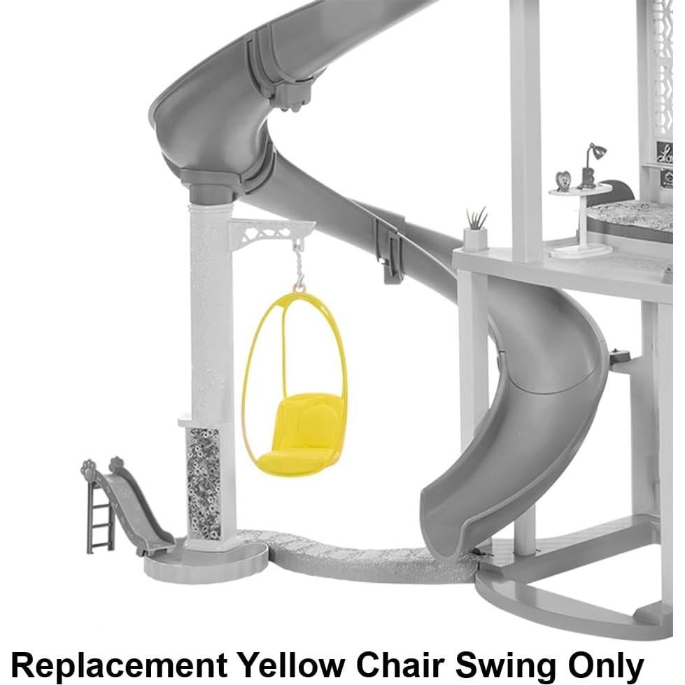 Repuesto Silla Columpio Amarilla Barbie Dreamhouse HMX10