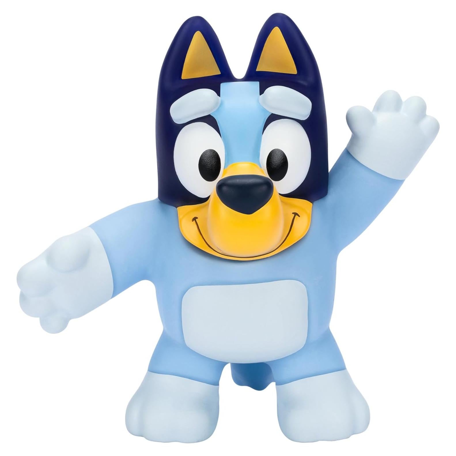 Figura Estirable Bluey de Moose Toys - Suave y Blanda