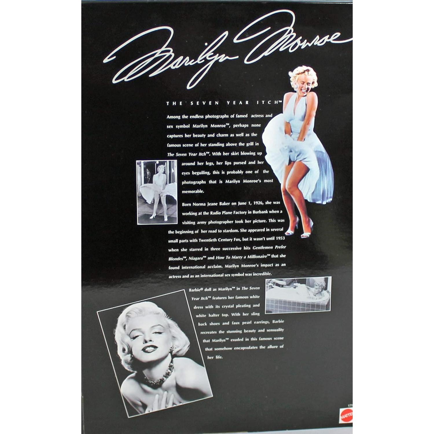 Muñeca Barbie Coleccionista Marilyn Monroe 1997 - La Tentación de los Siete Años