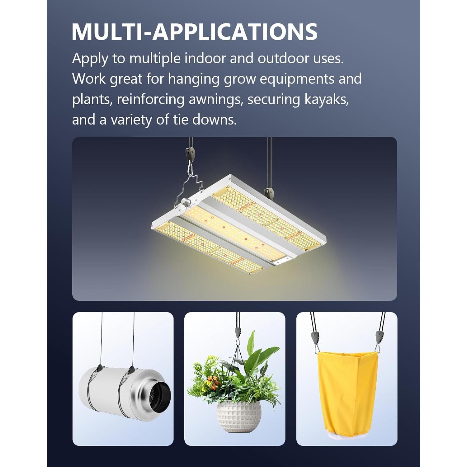 Correas de Amarre Retráctiles VIPARSPECTRA 4 Paquete 2,44 m