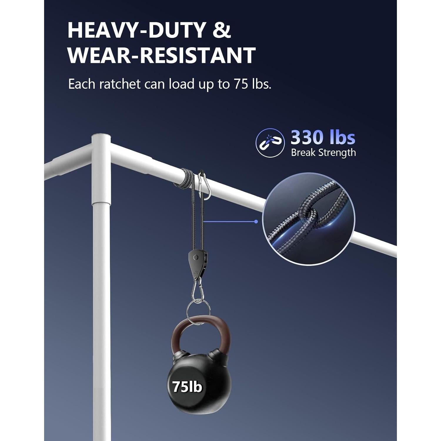 Correas de Amarre Retráctiles VIPARSPECTRA 4 Paquete 2,44 m