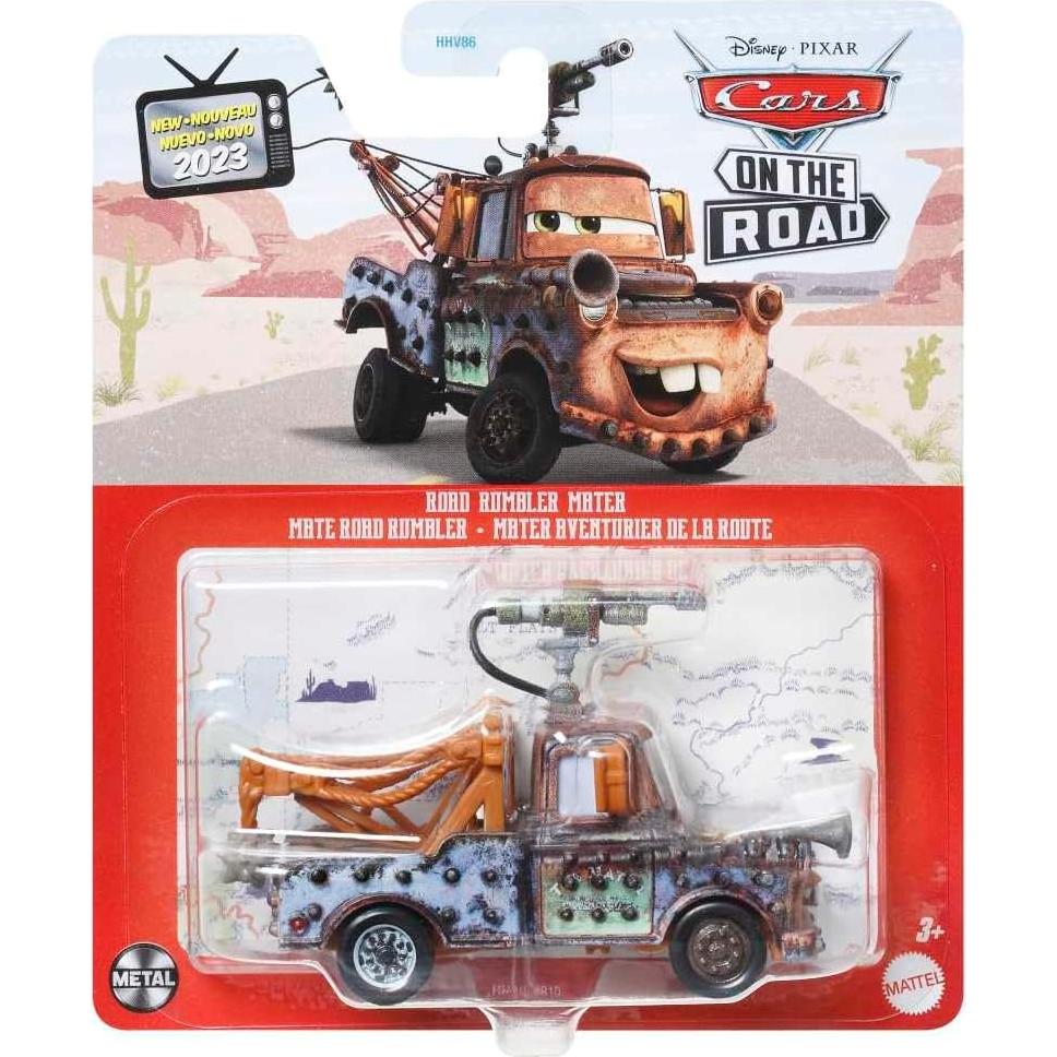 Coche Juguete Disney Cars Mattel 1:55 Metal Road Rumbler