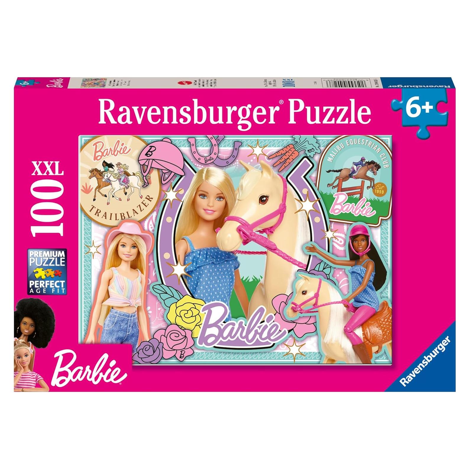 Puzzle Ravensburger Barbie 100 Piezas XXL 49x36 cm