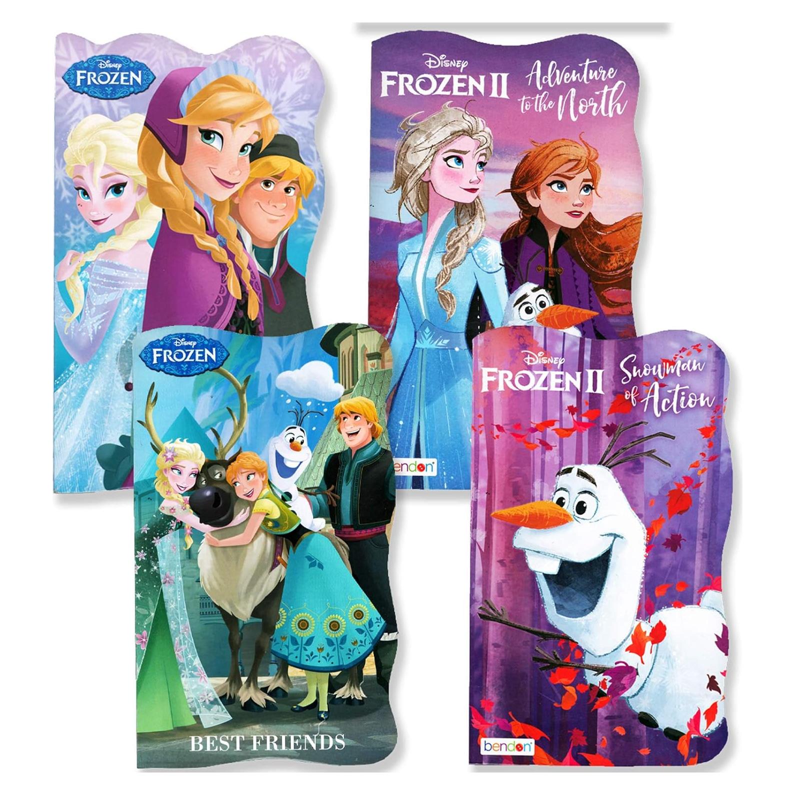 Libros de Cartón Disney Frozen Juego 4 Libros Niñas 3-5 Años