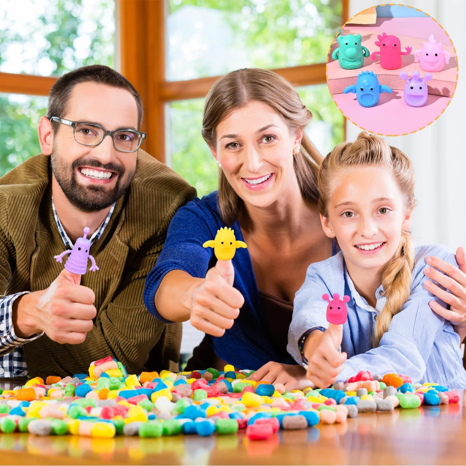 20 Piezas Títeres de Dedo de Monstruo Qiuttnqn Suaves