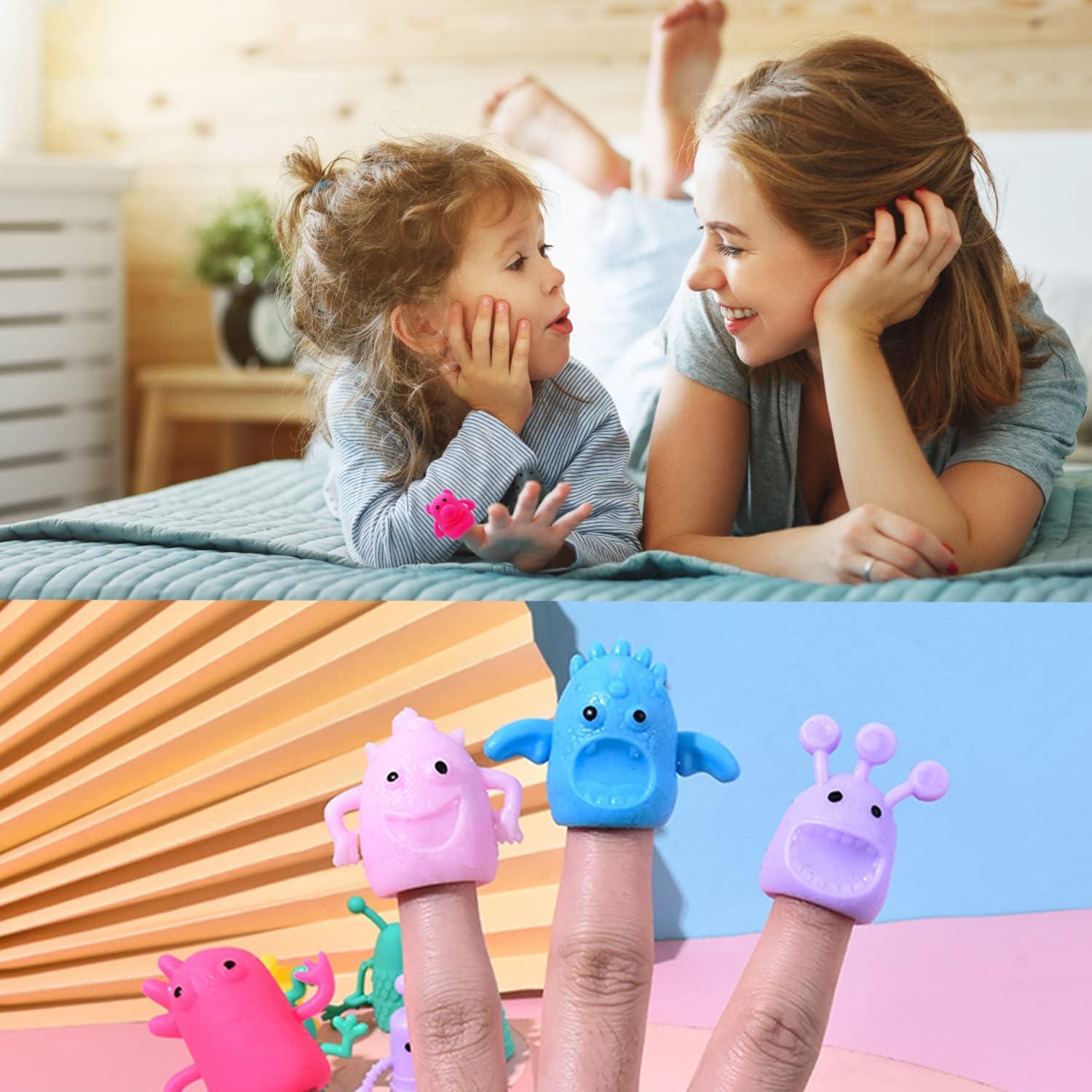 20 Piezas Títeres de Dedo de Monstruo Qiuttnqn Suaves