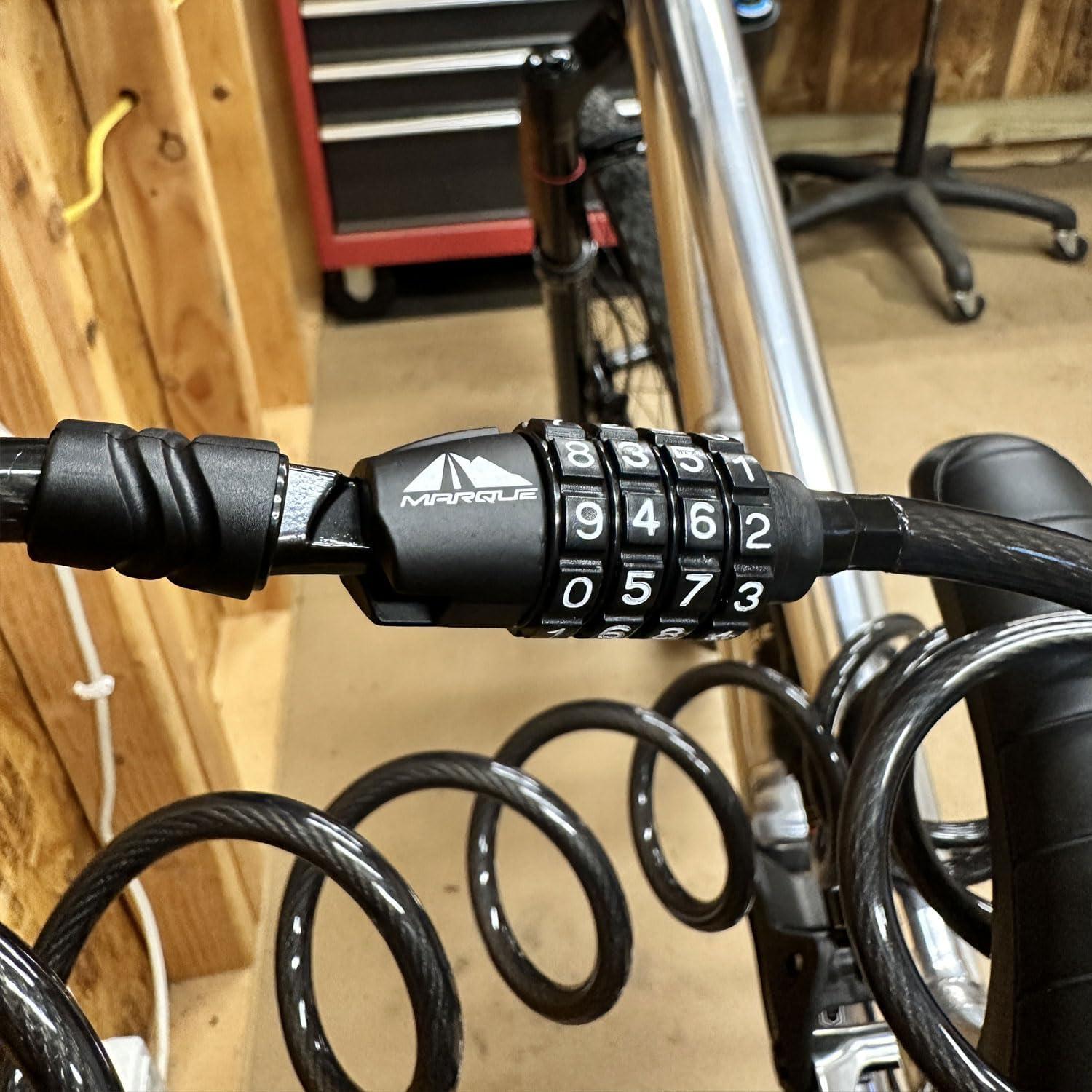 Candado de Cable MARQUE 4.57 m Combinación Reajustable