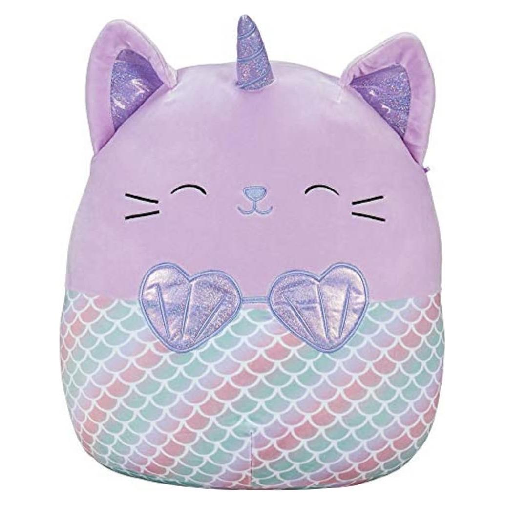 Squishmallows Kellytoy Peluche 40cm Anya Caticornia Sirena